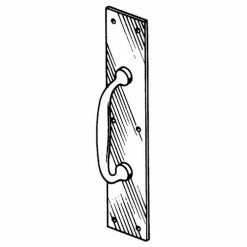 Flash Sale 😉 S. Parker Hardware Pull Plate - Stainless Steel 3-1/2" X 15" - Pkg Qty 4 🤩