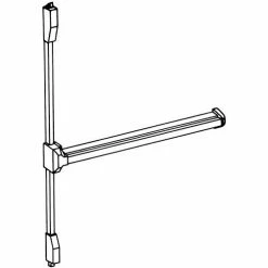 Wholesale 🌟 S. Parker Hardware Fire Rated Panic Devices - 48" Vertical Type 1-1/2 Hour - Sprayed Aluminum ⌛
