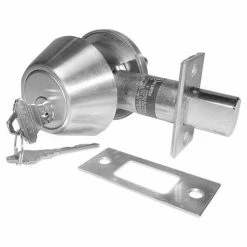 Buy ✔️ S. Parker Hardware Single Cylinder Deadbolt - Polished Brass - Pkg Qty 3 🎉