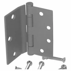 Coupon 🤩 S. Parker Hardware Ball Bearing Half Surface - Prime 🧥 Coat 4-1/2" Fixed Pin - Pkg Qty 6 🥰