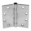 Deals 👍 S. Parker Hardware Pair of Ball Bearing Hinge - 4-1/2" X 4-1/2" Prime 🧥 Coat Fixed Pin - Pkg Qty 12 ✨