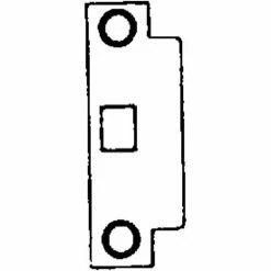 Deals 🧨 S. Parker Hardware ANSI Template Strike Small Opening - Zinc Plated Bulk Pack w/o Screws - Pkg Qty 50 👍