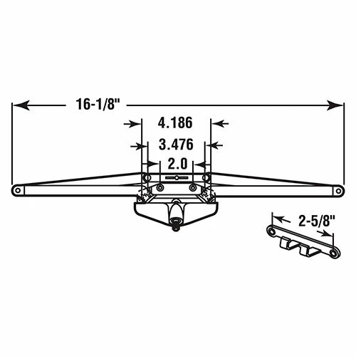 Promo π Prime-Line Products Prime-Line TH 23012 ROTO GEAR Awning Operator, 16-1/8", W/Crank, COPPERTONE π 2 Promo π Prime-Line Products Prime-Line TH 23012 ROTO GEAR Awning Operator, 16-1/8", W/Crank, COPPERTONE π - Image 2