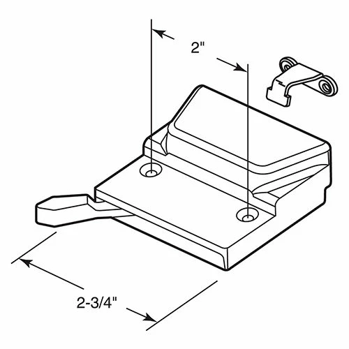 Top 10 𧨠Prime-Line Products Prime Line TH 23053 Low Profile Sash Lock, W/Keeper, Bronze ⨠2 Top 10 𧨠Prime-Line Products Prime Line TH 23053 Low Profile Sash Lock, W/Keeper, Bronze ⨠- Image 2