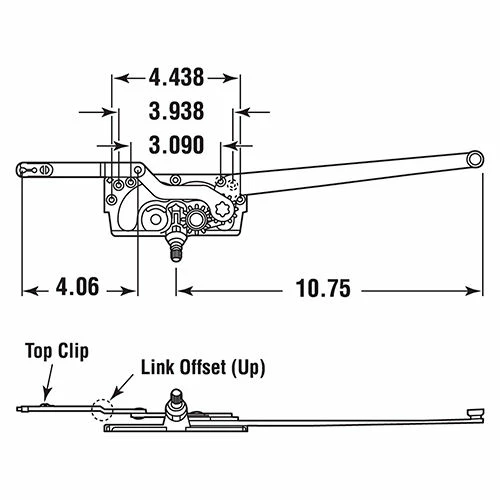 Cheap β€οΈ Prime-Line Products Prime-Line TH 23077 ENTRYGARD DUAL ARM Operator, W/STUD BRACKET, R.H.(MECHANISM) π 2 Cheap β€οΈ Prime-Line Products Prime-Line TH 23077 ENTRYGARD DUAL ARM Operator, W/STUD BRACKET, R.H.(MECHANISM) π - Image 2