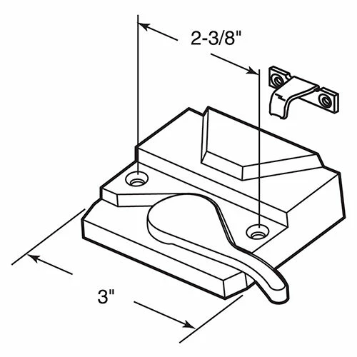 Best deal π Prime-Line Products Prime Line TH 23098 Sash Lock & Keeper, L.H., White β¨ 2 Best deal π Prime-Line Products Prime Line TH 23098 Sash Lock & Keeper, L.H., White β¨ - Image 2