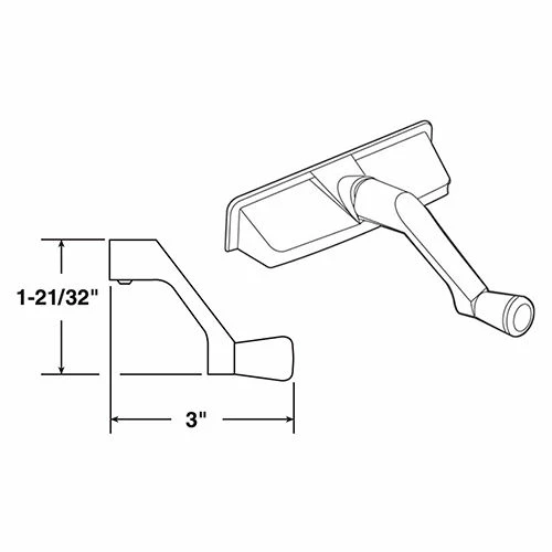 Wholesale π₯ Prime-Line Products Prime Line TH 24000 Entrygard Crank Handle & Cover, Bronze β 2 Wholesale π₯ Prime-Line Products Prime Line TH 24000 Entrygard Crank Handle & Cover, Bronze β - Image 2