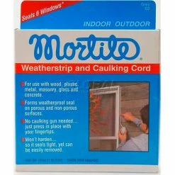 Best Pirce ✔️ Frost King Mortite Weatherstrip And Caulking Cord, 90' L, Gray - Pkg Qty 12 🌟