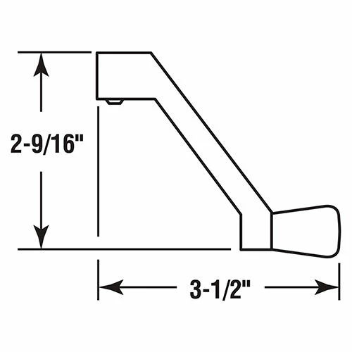 Best Pirce 🌟 Prime-Line Products Prime Line TH 21998 Operator Crank Handle, 3-1/2", Coppertone 🔥 2 Best Pirce 🌟 Prime-Line Products Prime Line TH 21998 Operator Crank Handle, 3-1/2", Coppertone 🔥 - Image 2