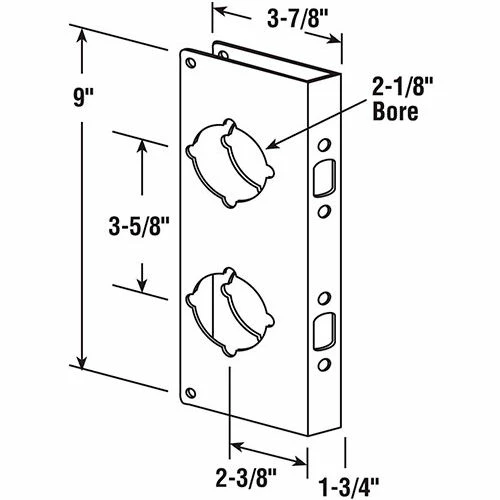 Brand new π₯° Prime-Line Products Combo Lock/Door Guard, 3-7/8"Lx9"H, 1-3/4" Thick Door, 2-3/8" Backset, Brass, Antique Finish π 2 Brand new π₯° Prime-Line Products Combo Lock/Door Guard, 3-7/8"Lx9"H, 1-3/4" Thick Door, 2-3/8" Backset, Brass, Antique Finish π - Image 2
