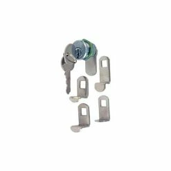 Brand new 🎁 Ultra Hardware Mailbox Lock Kd 5 Cams Polybag - Chrome - Pkg Qty 12 🎉