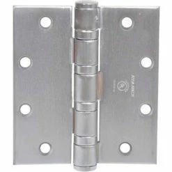 Brand new 👏 McKinney 5 Knuckle Hinges, Heavy Weight, T4A3786 4 1/2 x 4 1/2 US26D, 6"L x 6"W x 2"H, 8-1/2" Dia - Pkg Qty 3 🤩