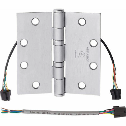 Outlet βοΈ McKinney ElectroLynx Hinges, T4A3786 4 1/2 x 4 1/2 QC4 US26D, 6"L x 6"W x 2"H, 8-1/2" Dia π― 1 Outlet βοΈ McKinney ElectroLynx Hinges, T4A3786 4 1/2 x 4 1/2 QC4 US26D, 6"L x 6"W x 2"H, 8-1/2" Dia π―