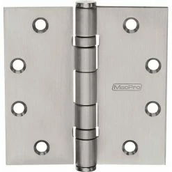 Promo 🔔 McKinney MacPro Hinges, MPB91 4 1/2 x 4 x1/2 US32D, 6"L x 6"W x 2"H, 8-1/2" Dia - Pkg Qty 3 ✨