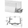 Best Sale 👍 Pemko Aluminum Door 👟 Shoe W/ Vinyl Insert 36"L x 1-1/4"W, White - Pkg Qty 3 ❤️
