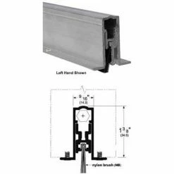 Best deal 🔥 Pemko Door Bottom W/ Nylon Insert 36"L x 9/16"W Mill Aluminum ⭐