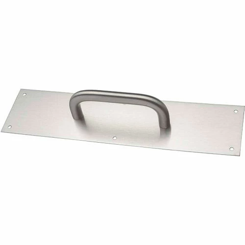 Deals ⌛ Rockwood Pull Plate, 5-1/2"L x 15"H x 5/8, Satin Stainless Steel, 5-1/2" CTC - Pkg Qty 3 👍 1 Deals ⌛ Rockwood Pull Plate, 5-1/2"L x 15"H x 5/8, Satin Stainless Steel, 5-1/2" CTC - Pkg Qty 3 👍