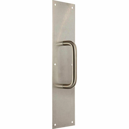Deals β Rockwood Pull Plate, 5-1/2"L x 16"H x 5/8, Satin Stainless Steel, 5-1/2" CTC - Pkg Qty 3 π 1 Deals β Rockwood Pull Plate, 5-1/2"L x 16"H x 5/8, Satin Stainless Steel, 5-1/2" CTC - Pkg Qty 3 π