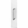 Cheap ❤️ Rockwood Pull Plate, 6"L x 15"H x 3/4, Satin Stainless Steel, 6" CTC 😉