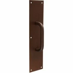 Flash Sale 🛒 Rockwood Pull Plate, 4"L x 16"H x 3/4, Oxidized Satin Bronze, 6" CTC 🔔