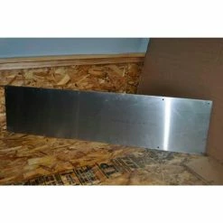 Discount ✔️ Rockwood Rectangular Kick Plate, 34-1/2"L x 10"W x 5/100"H, 36" Dia, Satin Stainless Steel - Pkg Qty 5 😀
