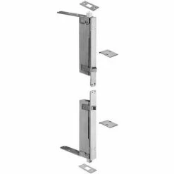 Hot Sale 🛒 Rockwood Auto Flush Bolt Set, 7"L x 2"W x 1"H, 7-2/7" Dia, Satin Chrome Plated ✨