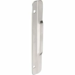 Deals ✨ Rockwood Latch Protector, 11"L x 3"W x 1/2"H, 11-2/5" Dia., Satin Stainless Steel - Pkg Qty 3 ⌛