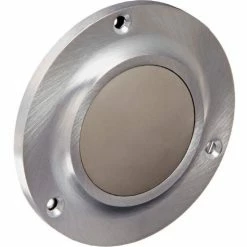 New 🌟 Rockwood Wall Stop - Convex, 4"Dia Chrome Plated - Pkg Qty 3 🧨