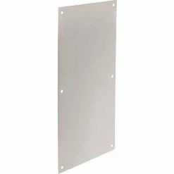 Deals 👍 Rockwood Push Plate, 8"L x 16"H, Satin Stainless Steel - Pkg Qty 3 👏