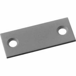 Best Sale 🛒 Rockwood Door Edge Filler Plate, 2"L x 2"W x 1"H, 2-5/6" Dia, Steel 🧨