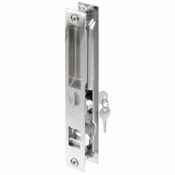 Deals 💯 Prime-Line Products Prime-Line® Sliding Door Handle Set, Keyed, Chrome, C 1075 ⌛